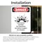 Signmission Explosive Vapors No Danger Sign, Vinyl Decal, 7in W x 10in L, 2PK OS-2PACK-DS-D-710-V-1211 - alternate 2